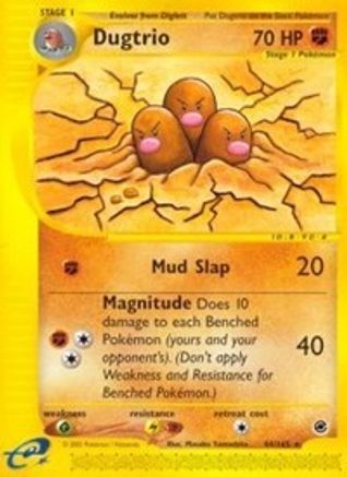 Dugtrio (44/165) [Expedition] - Rare