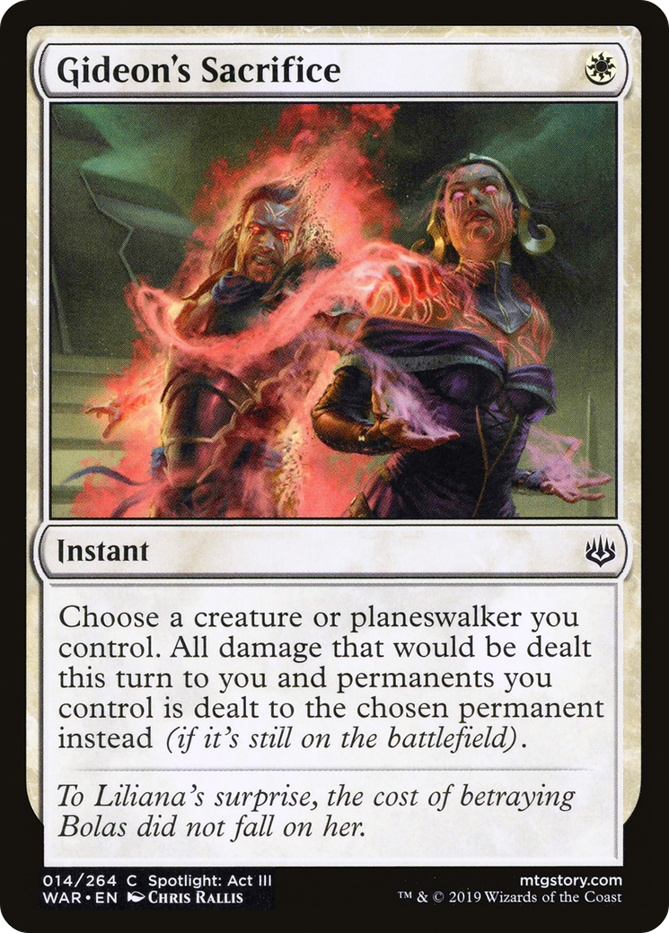 Gideon's Sacrifice (WAR-014) [War of the Spark]