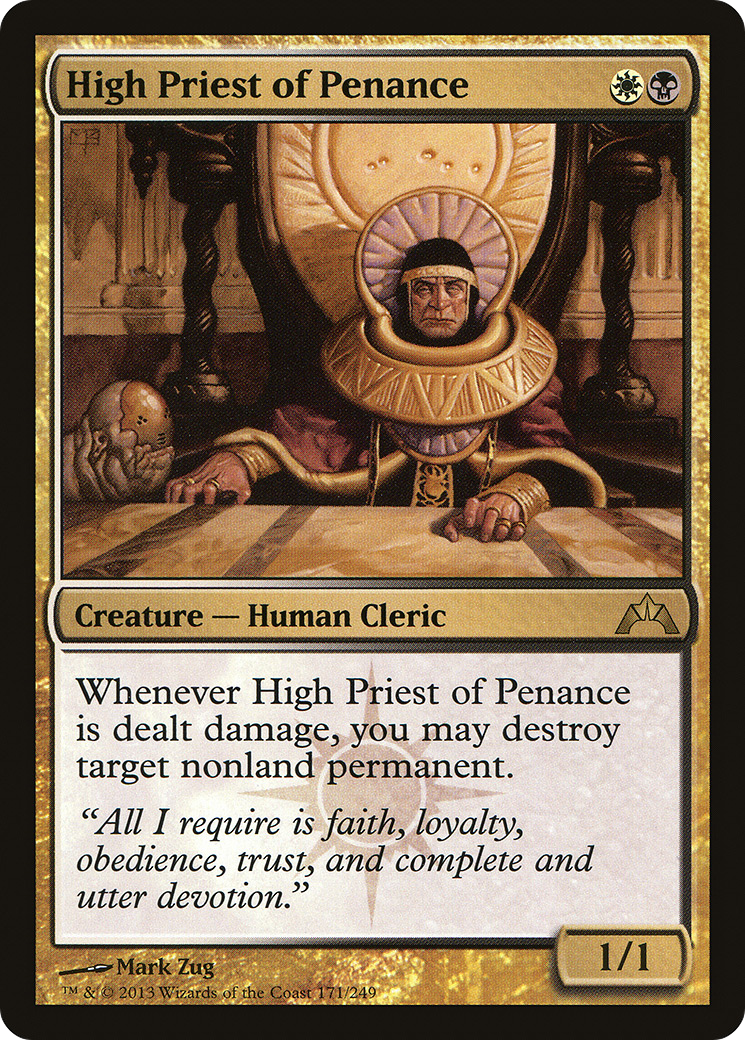 High Priest of Penance (GTC-171) [Gatecrash] Foil