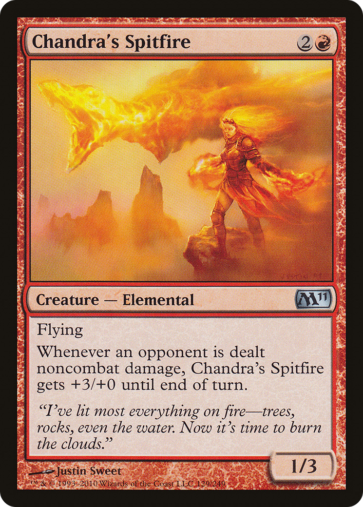 Chandra's Spitfire (M11-129) [Magic 2011]