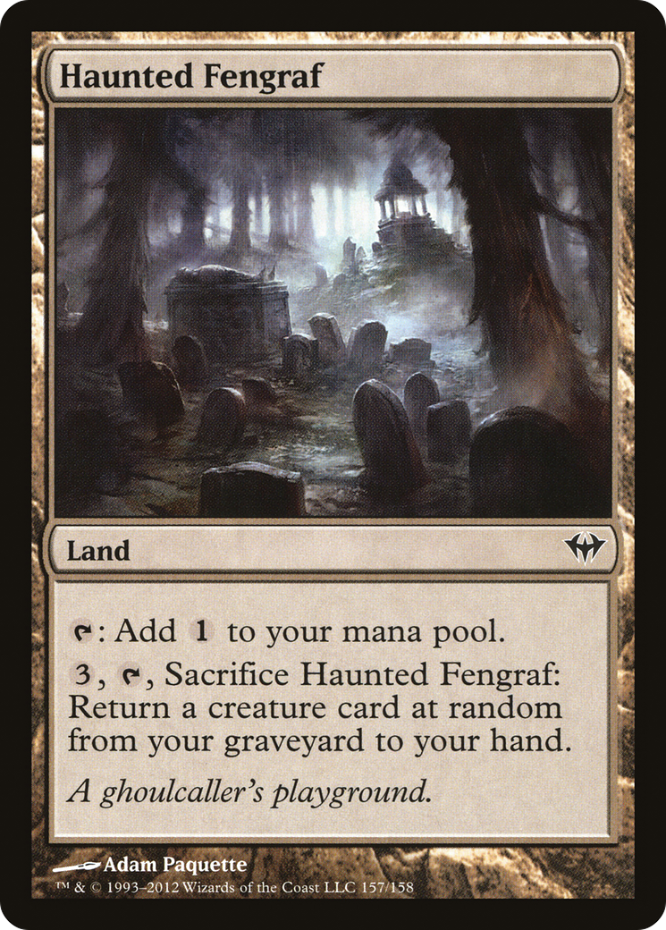 Haunted Fengraf (DKA-157) [Dark Ascension] Foil