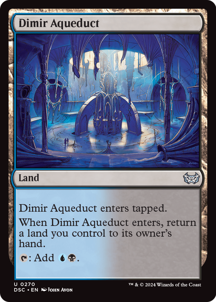 Dimir Aqueduct (DSC-270) [Duskmourn: House of Horror Commander]