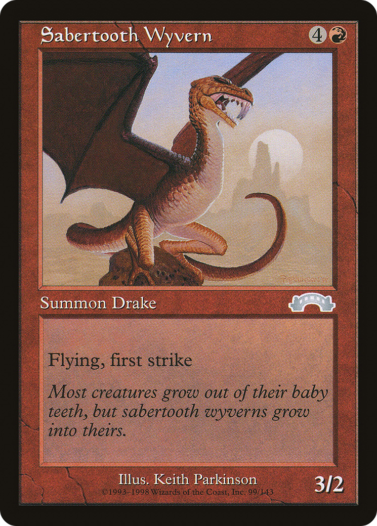 Sabertooth Wyvern (EXO-099) [Exodus]