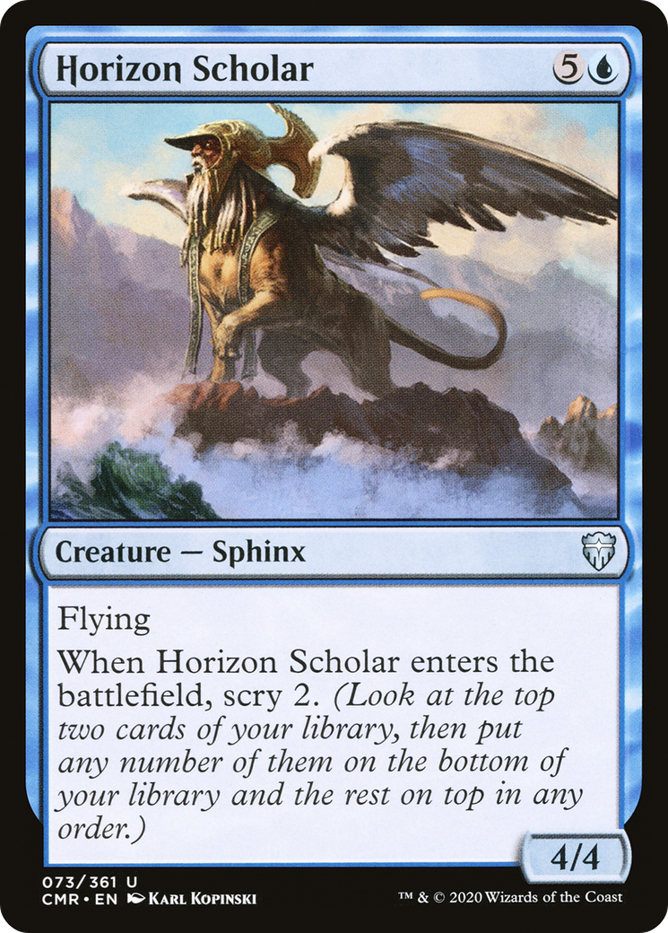 Horizon Scholar (CMR-073) [Commander Legends] Foil