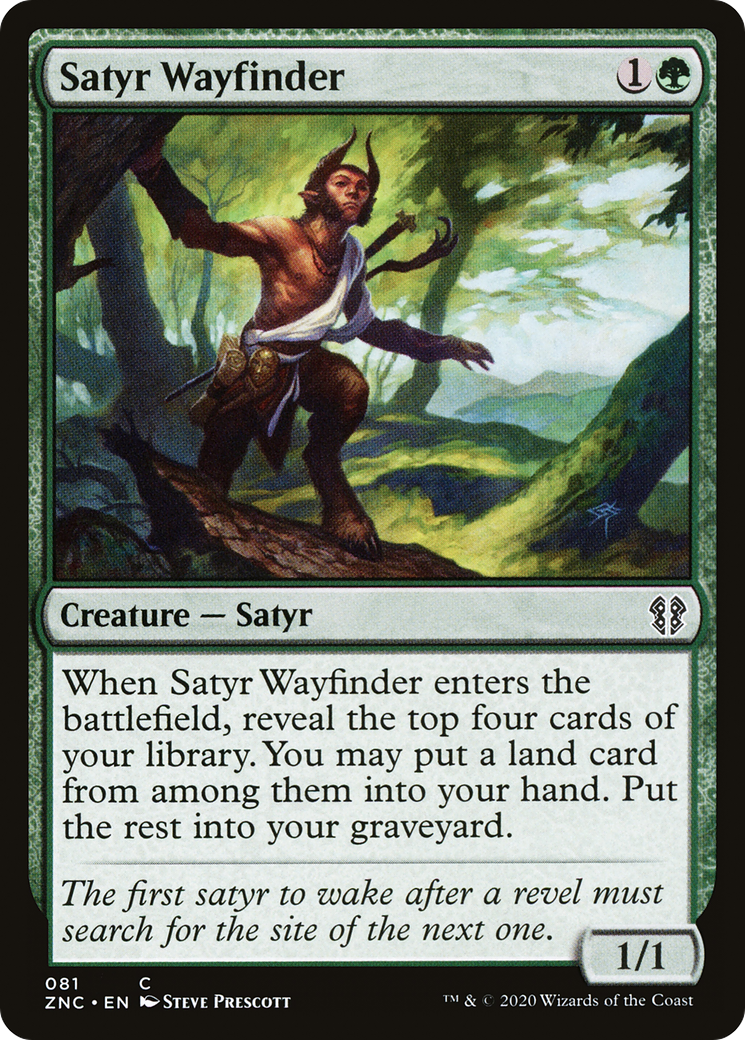 Satyr Wayfinder (ZNC-081) [Zendikar Rising Commander]