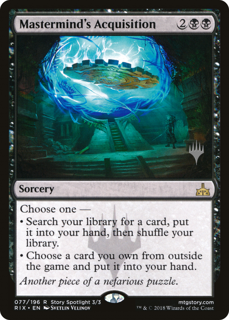 Mastermind's Acquisition (PPM20-077) [Promo Pack: Rivals of Ixalan Promos]