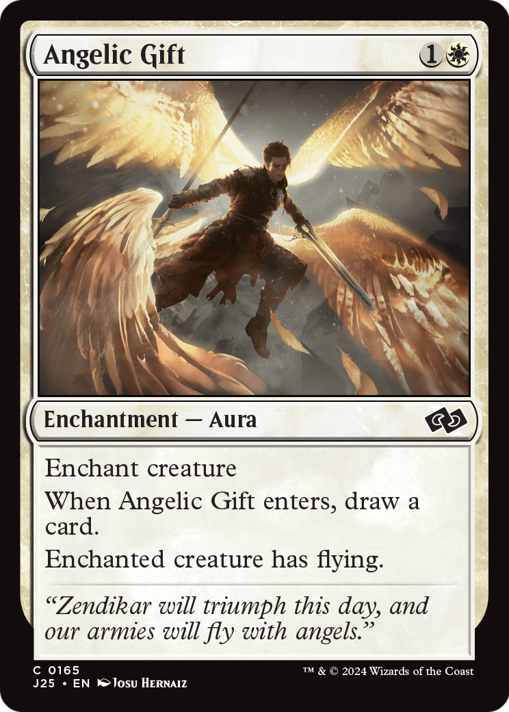 Angelic Gift (J25-165) [Foundations Jumpstart]