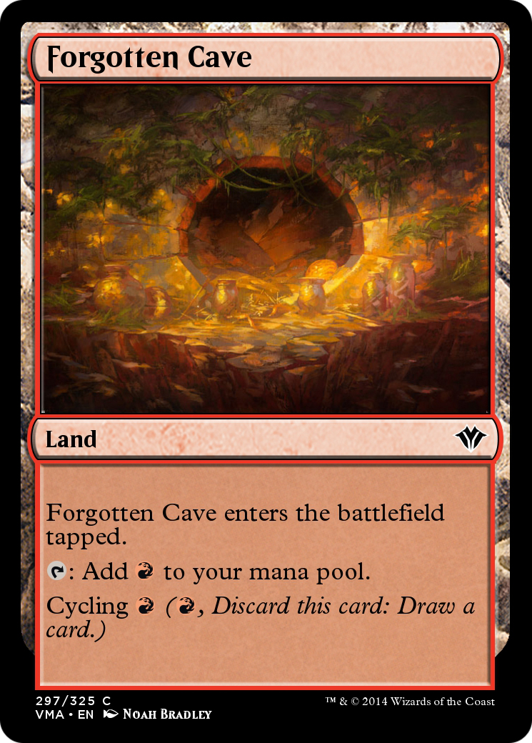 Forgotten Cave (VMA-297) [Vintage Masters] Foil