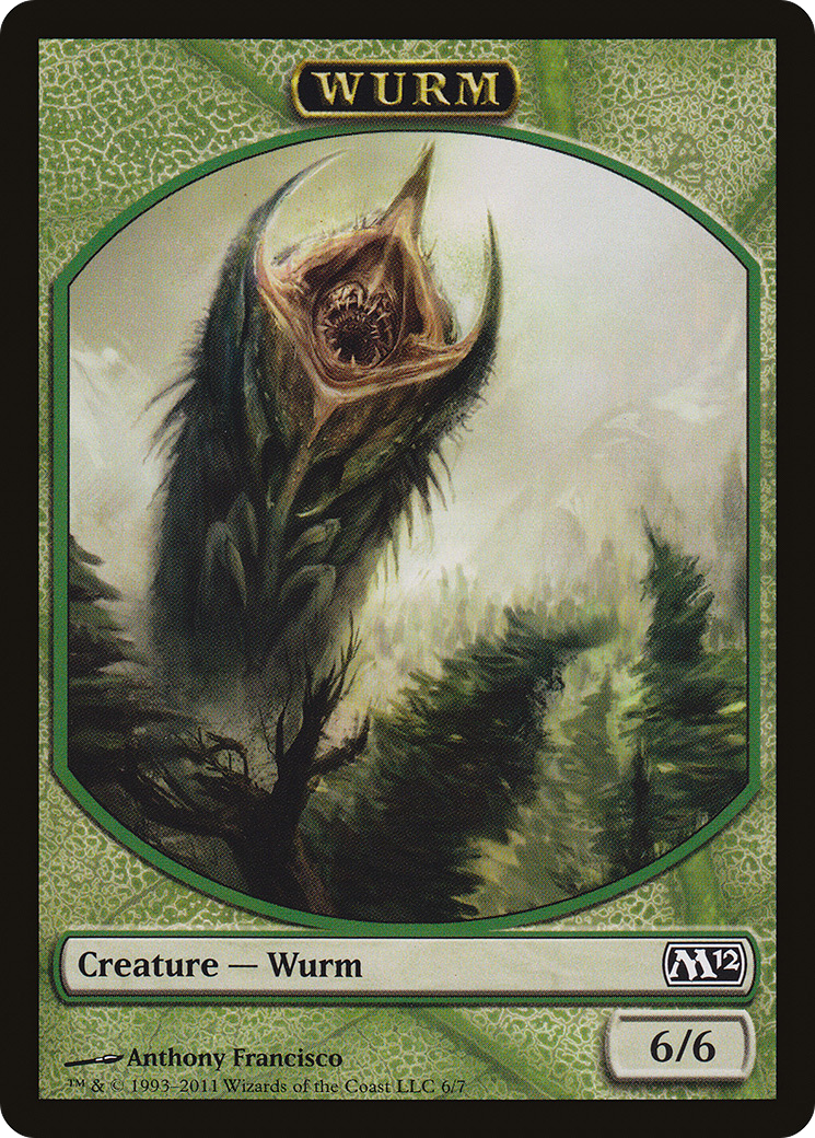 Wurm Token (M12-006) [Magic 2012 Tokens]