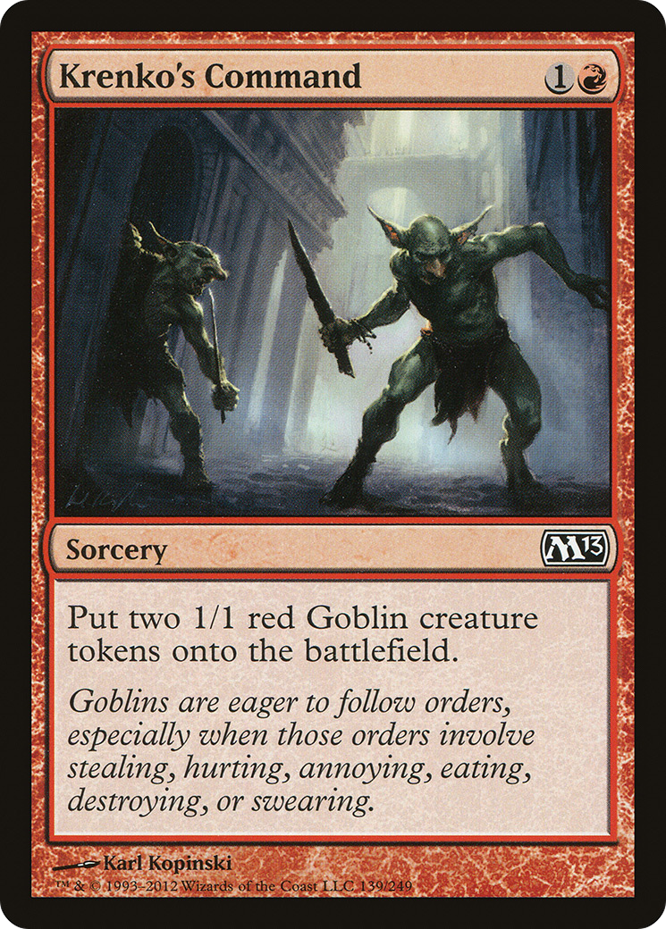Krenko's Command (M13-139) [Magic 2013]