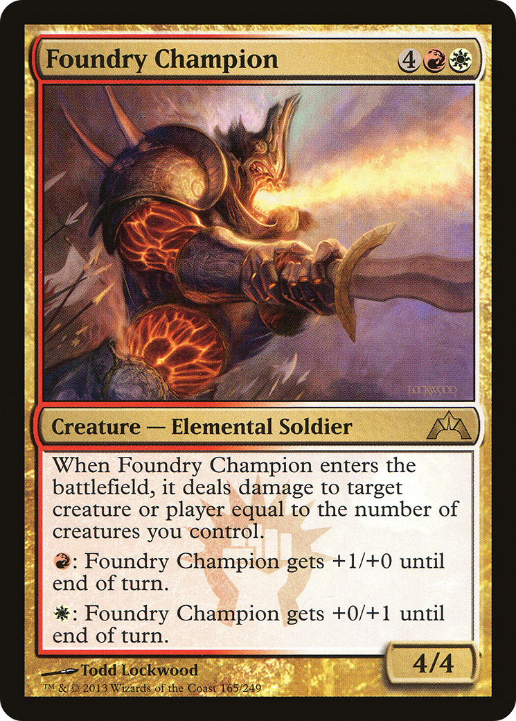Foundry Champion (GTC-165) [Gatecrash] Foil