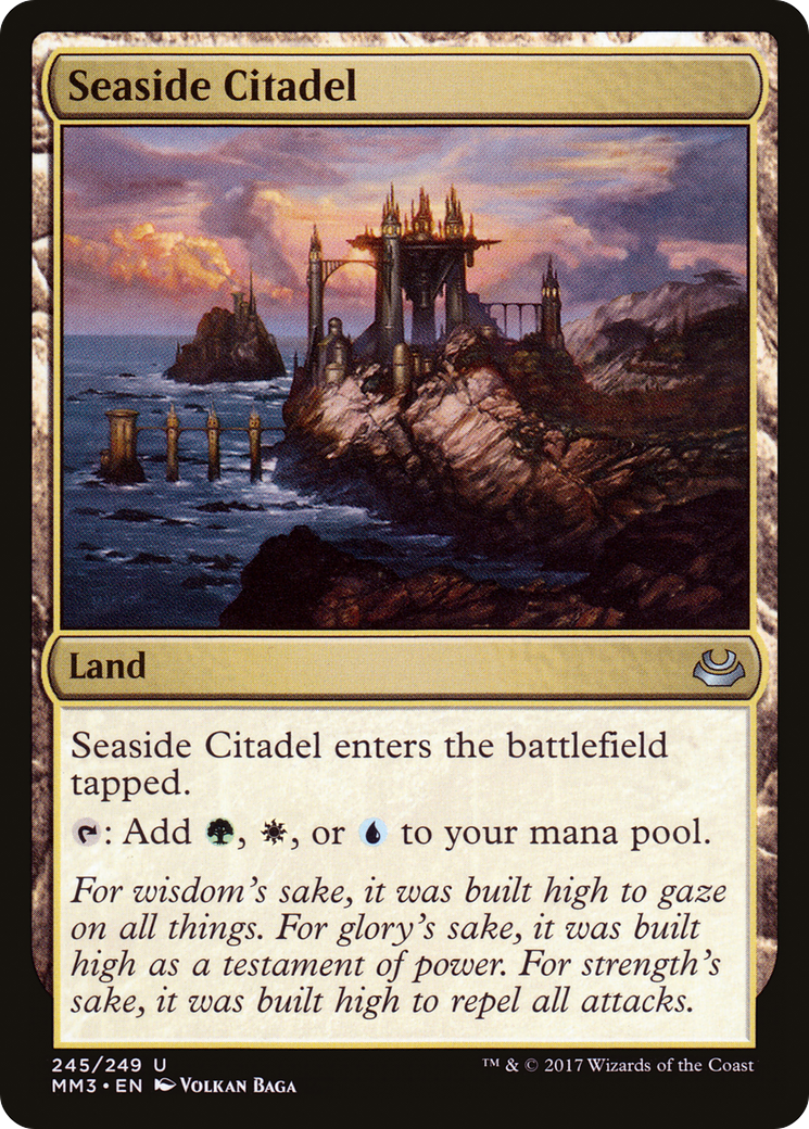 Seaside Citadel (MM3-245) [Modern Masters 2017] Foil
