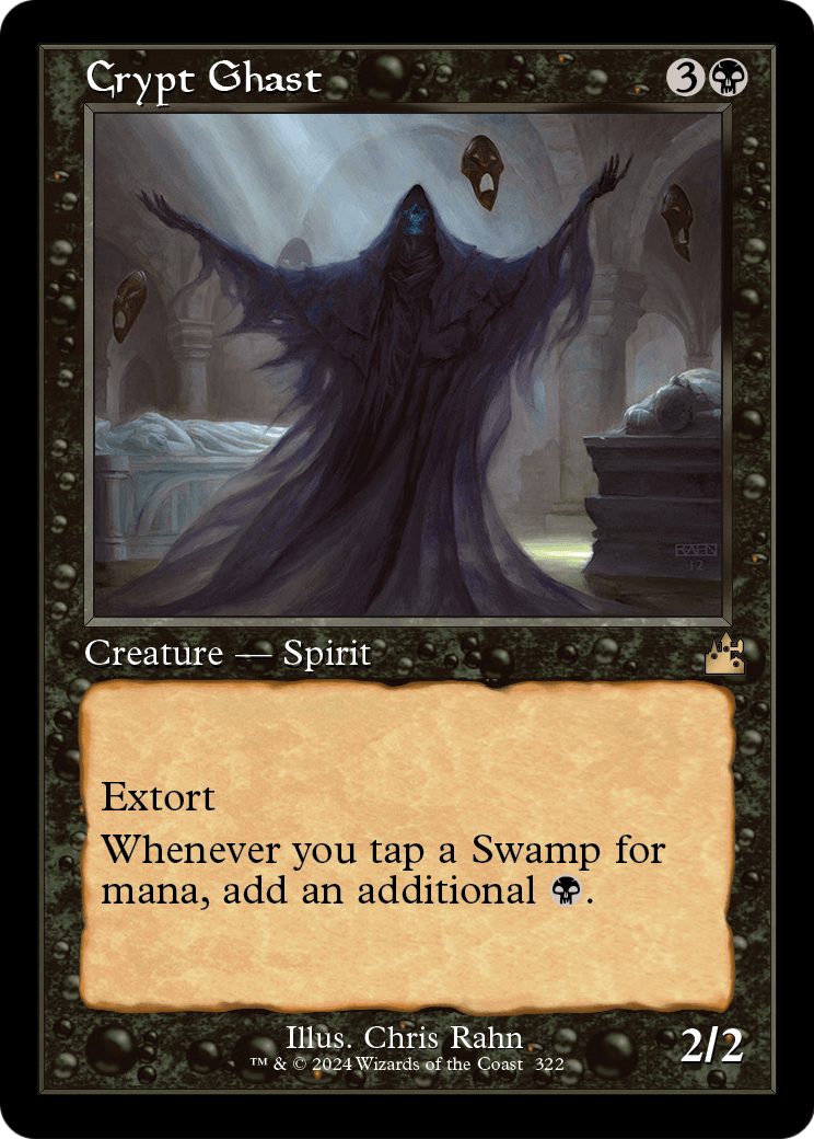 Crypt Ghast (Retro Frame) (RVR-322) [Ravnica Remastered]