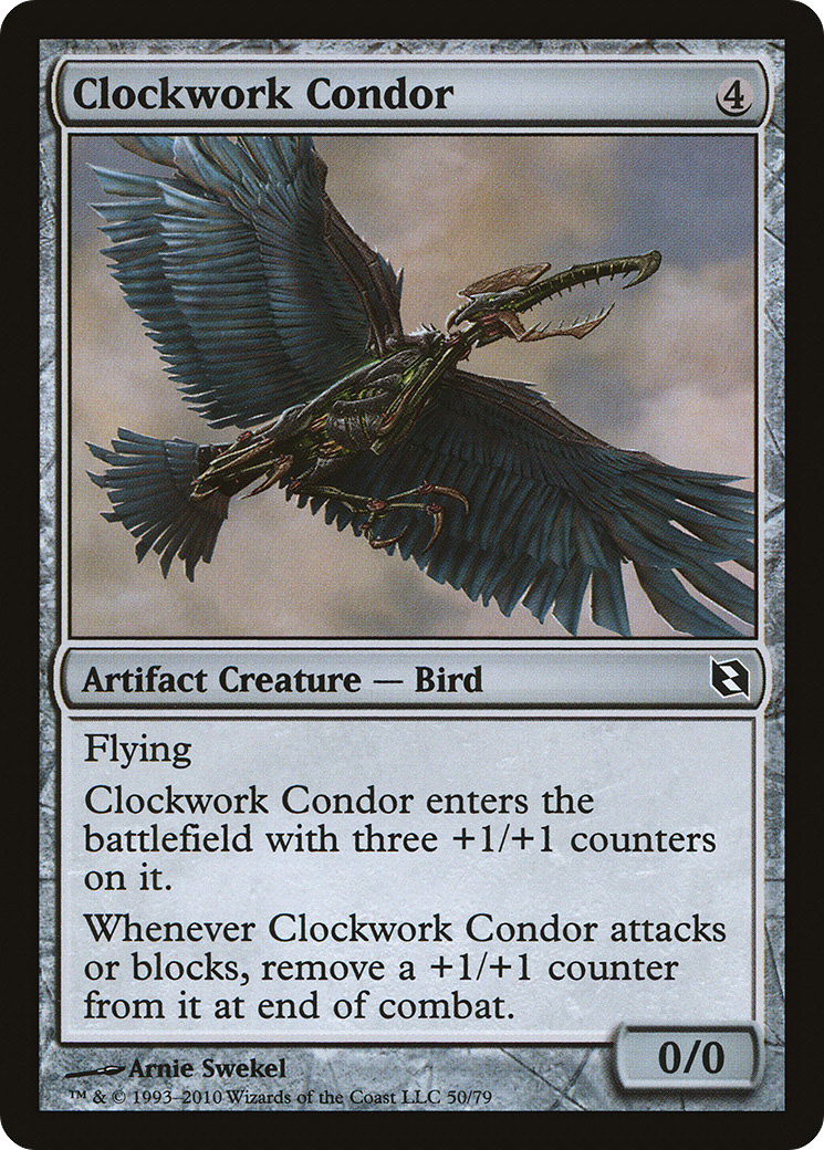 Clockwork Condor (DDF-050) [Duel Decks: Elspeth vs. Tezzeret]