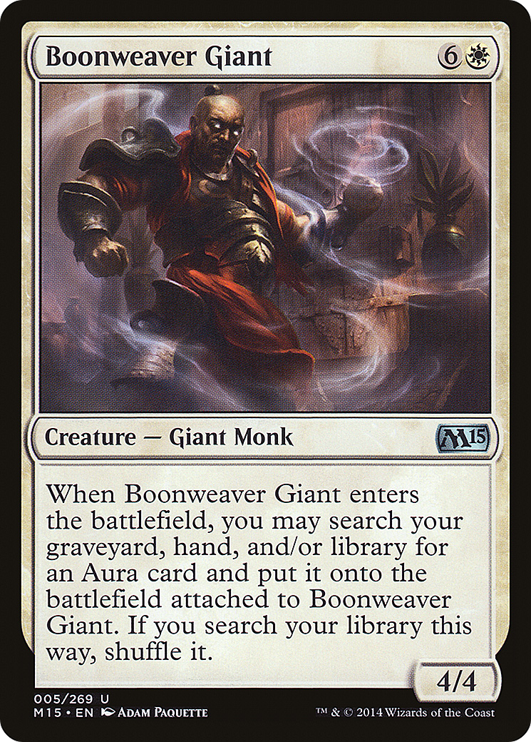 Boonweaver Giant (M15-005) [Magic 2015]
