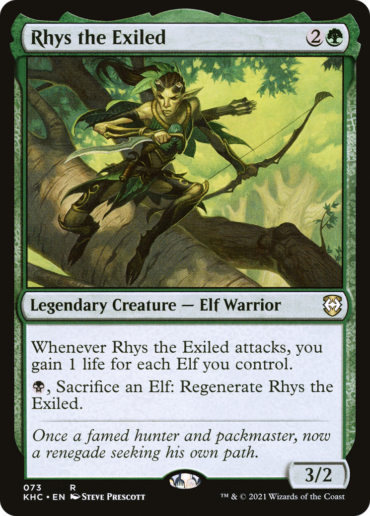 Rhys the Exiled (KHC-073) [Kaldheim Commander]