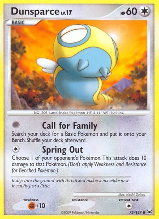 Dunsparce (73/127) [Platinum] - Common