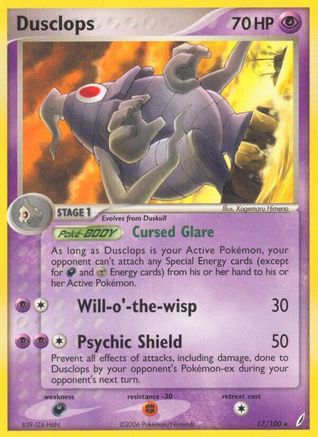 Dusclops (17/100) [Crystal Guardians] - Rare