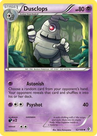 Dusclops (62/149) [Boundaries Crossed] Reverse Holofoil - Uncommon