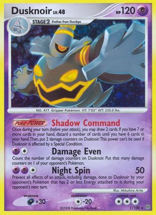 Dusknoir (1/100) [Stormfront] Holofoil - Holo Rare