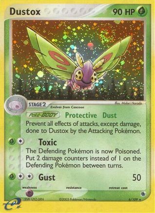 Dustox (006/109) [Ruby and Sapphire] Reverse Holofoil - Holo Rare