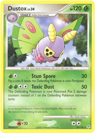 Dustox (25/130) [Diamond and Pearl] - Rare