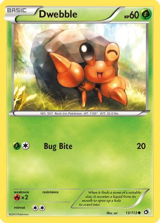 Dwebble (13/113) [Legendary Treasures] Reverse Holofoil - Common