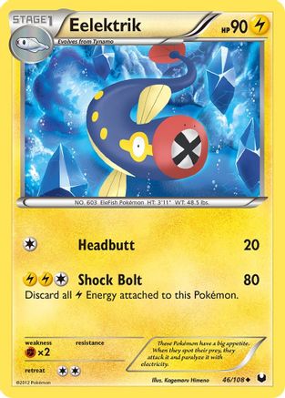 Eelektrik (46/108) [Dark Explorers] Reverse Holofoil - Uncommon
