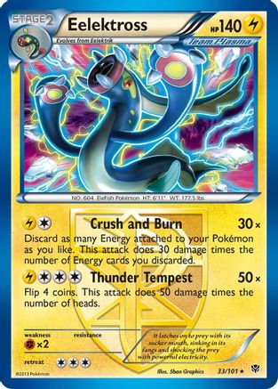 Eelektross (Team Plasma) (033/101) [Plasma Blast] Holofoil - Holo Rare