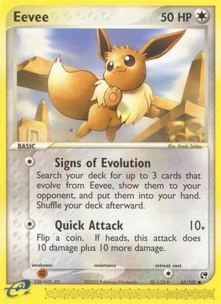 Eevee (063/100) [Sandstorm] Reverse Holofoil - Common
