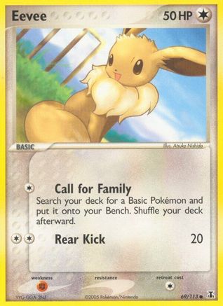 Eevee (069/113) [Delta Species] Reverse Holofoil - Common