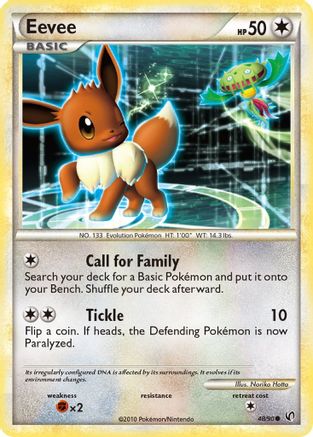 Eevee (048/90) [Undaunted] Reverse Holofoil - Common
