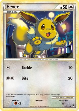 Eevee (056/95) [Call of Legends] Reverse Holofoil - Common