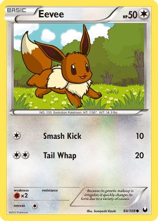 Eevee (084/108) [Dark Explorers] Reverse Holofoil - Common
