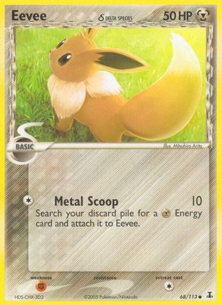 Eevee (068/113) [Delta Species] Reverse Holofoil - Common