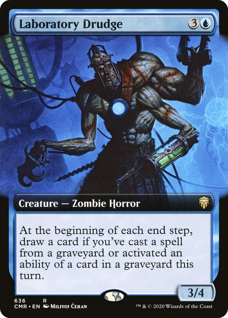 Laboratory Drudge (Extended Art) (CMR-636) [Commander Legends]