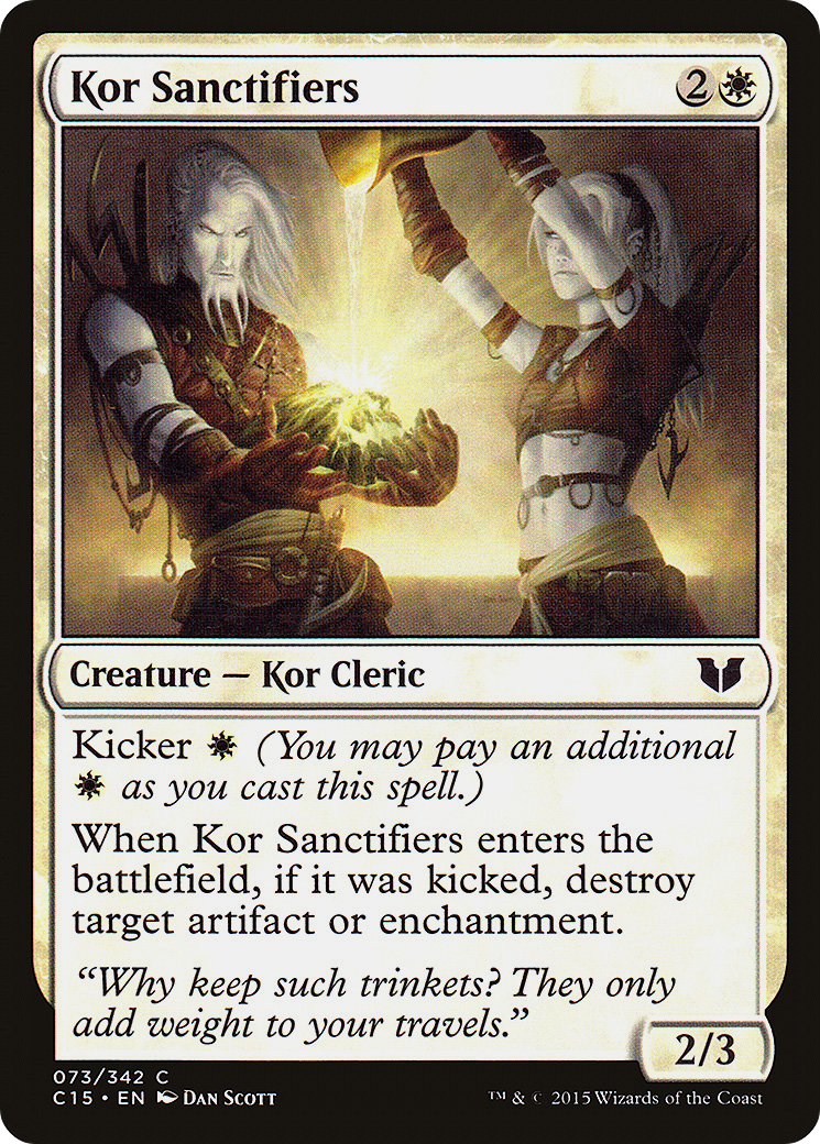 Kor Sanctifiers (C15-073) [Commander 2015]