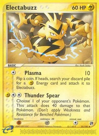 Electabuzz (35/100) [Sandstorm] Reverse Holofoil - Uncommon