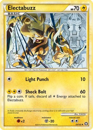Electabuzz (33/102) [Triumphant] Reverse Holofoil - Uncommon