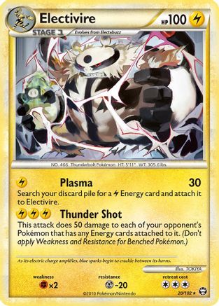 Electivire (20/102) [Triumphant] Reverse Holofoil - Rare