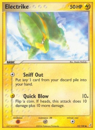 Electrike (052/100) [Crystal Guardians] - Common