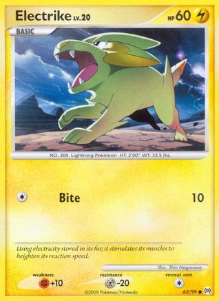 Electrike (063/99) [Arceus] Reverse Holofoil - Common