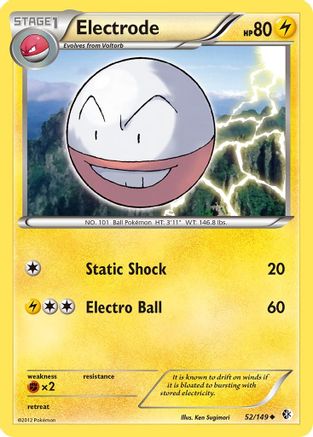 Electrode (52/149) [Boundaries Crossed] Reverse Holofoil - Uncommon
