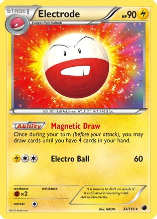 Electrode (33/116) [Plasma Freeze] Reverse Holofoil - Holo Rare
