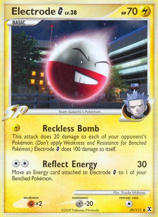 Electrode G (39/111) [Rising Rivals] Reverse Holofoil - Uncommon