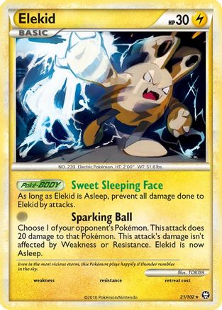 Elekid (21/102) [Triumphant] Reverse Holofoil - Rare