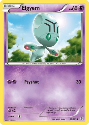 Elgyem (68/135) [Plasma Storm] Reverse Holofoil - Common