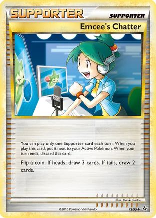 Emcee's Chatter (073/95) [Unleashed] Reverse Holofoil - Uncommon