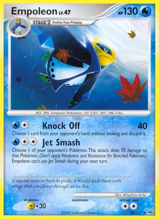 Empoleon (26/127) [Platinum] - Rare