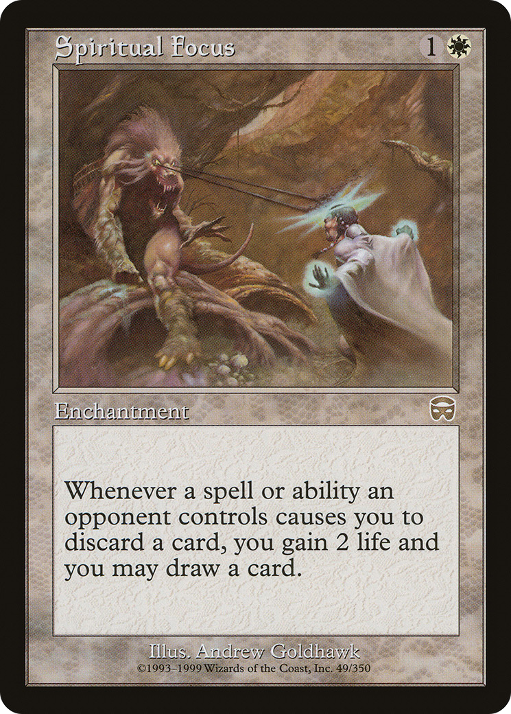 Spiritual Focus (MMQ-049) [Mercadian Masques] Foil